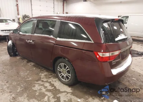 2013 Honda Odyssey Ex-L z USA, uszkodzony, nr VIN 5FNRL5H61DB061093